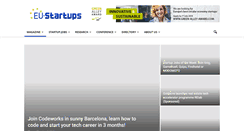 Desktop Screenshot of eu-startups.com