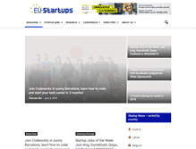 Tablet Screenshot of eu-startups.com